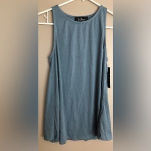 NWT  LULU's Colonial Blue Tank Top  Size 32 Chest